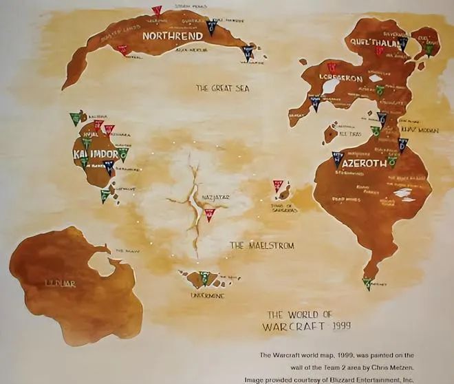 1999年的魔兽世界地图VS 2023年的魔兽世界地图-腾讯新闻