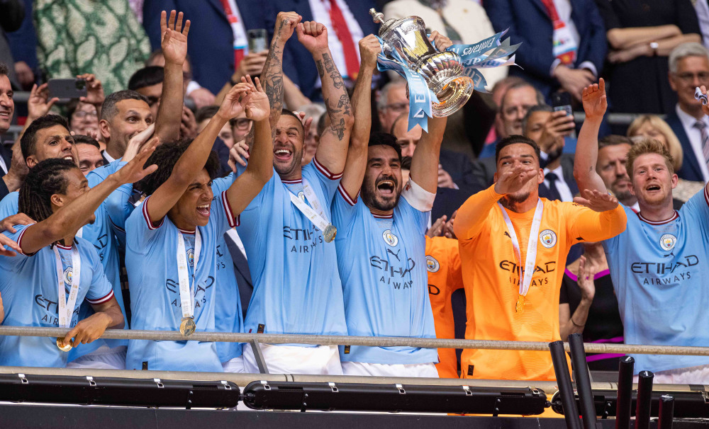 体育足球英格兰足总杯曼城夺冠