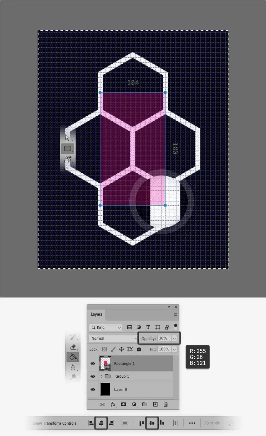 ps制作网格图案