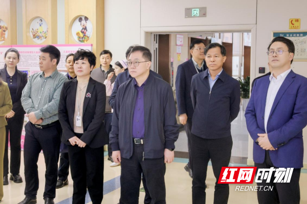 助力人口高质量发展湖南省计生协陈文浩一行调研相关医疗机构