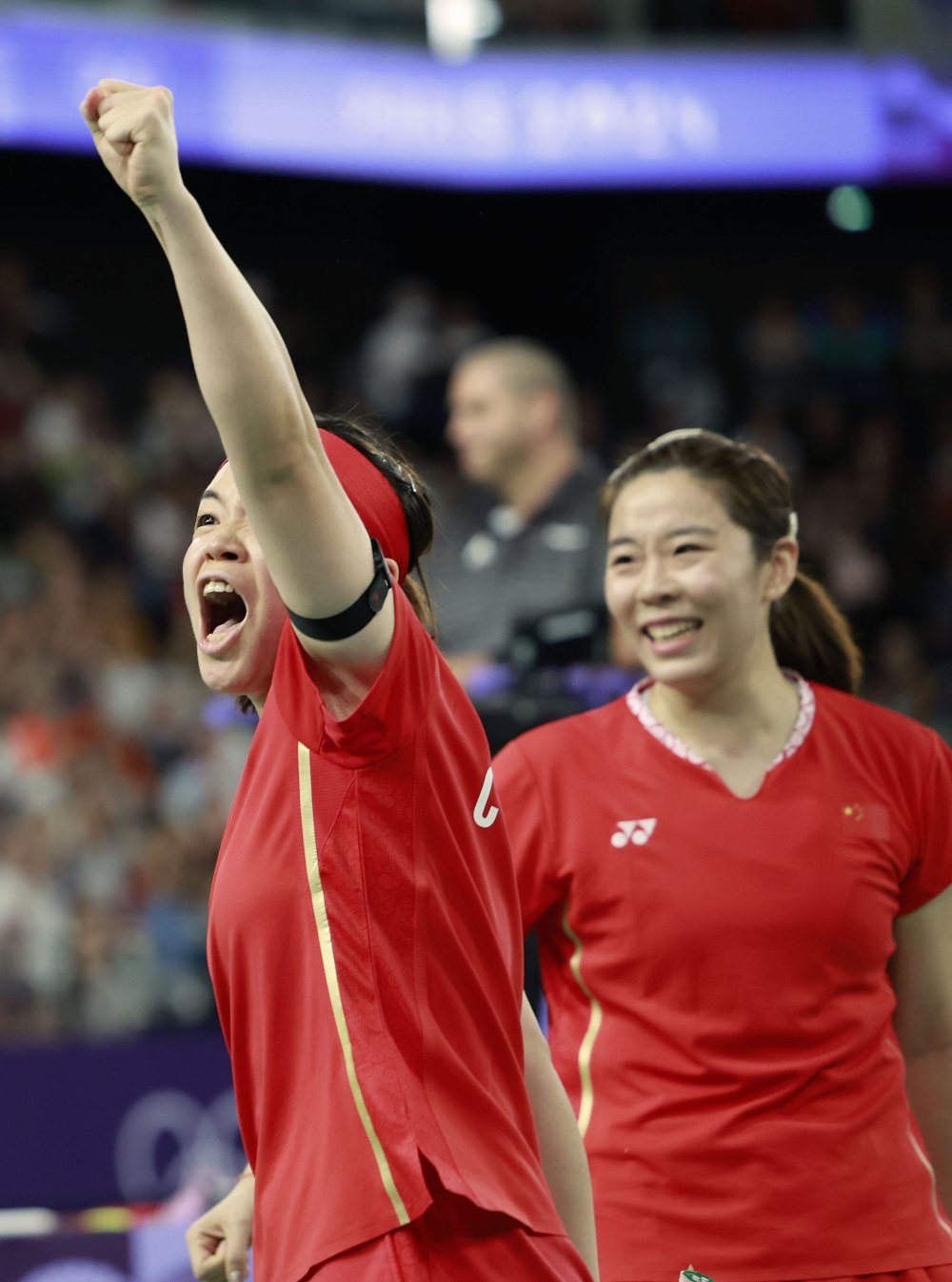 巴黎奥运会丨羽毛球——女双小组赛:陈清晨/贾一凡获胜