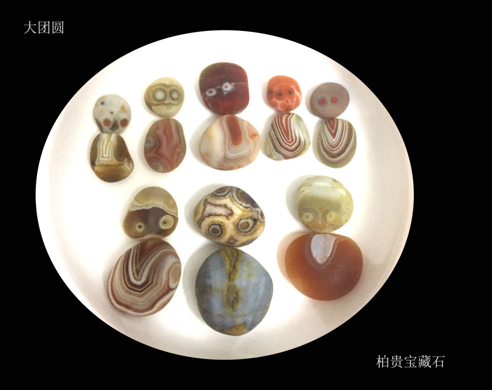 "六一"儿童节到来之际,请欣赏几组有趣的雨花石组合……_腾讯新闻