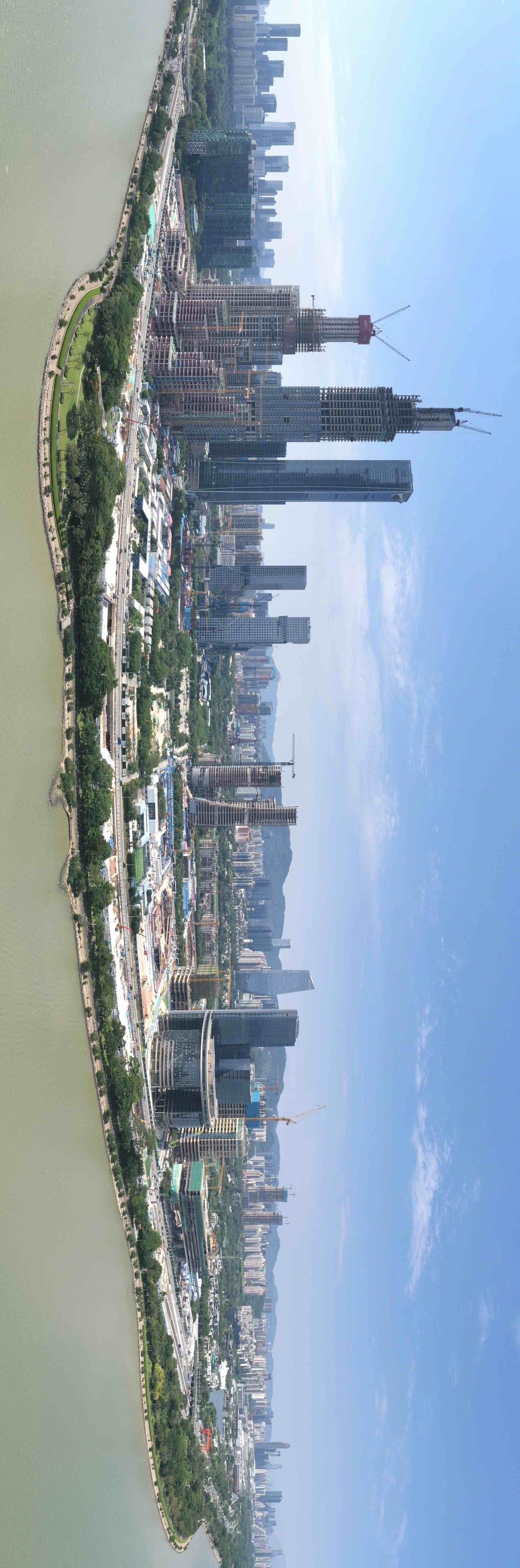 视频 图集 | 航拍深圳湾超级总部基地建设现场