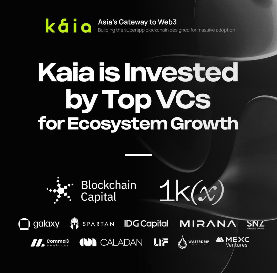 Kaia获1kx、Blockchain Capital等顶级加密VC投资以加速Web3大规模应用-腾讯新闻
