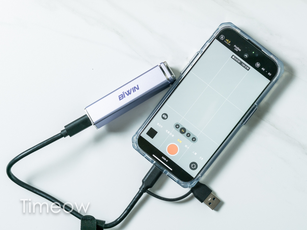 iphone 15 pro系列上使用,它的速度也足以拍摄prores log 4k60帧视频!