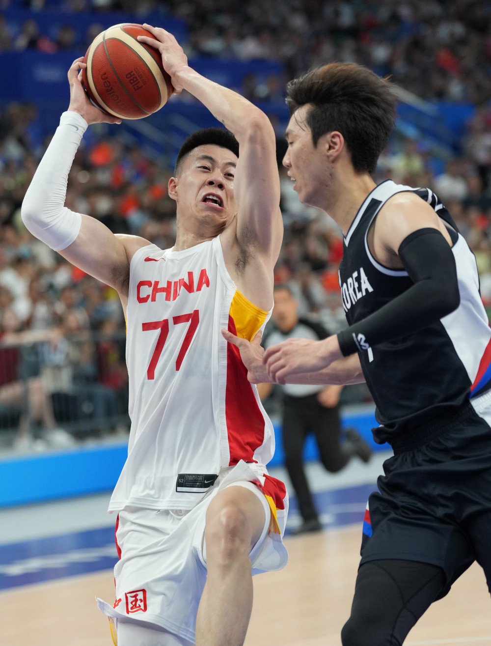篮球——男子组:中国队战胜韩国队晋级半决赛_腾讯新闻