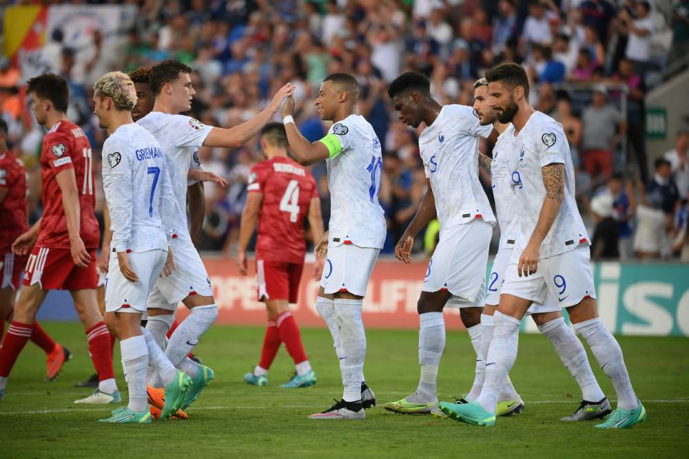 体育足球欧锦赛预选赛法国胜直布罗陀