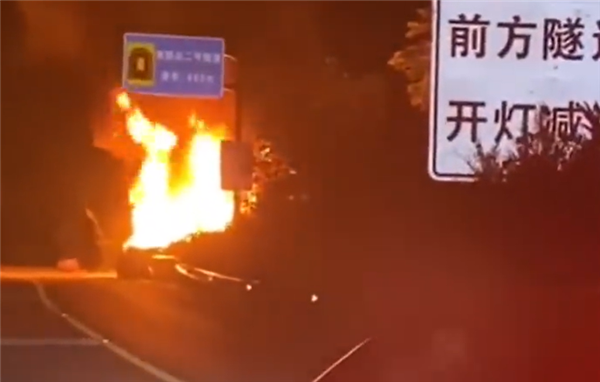 网曝特斯拉与车辆碰撞燃起大火，车主被方向盘卡住无法逃生刷爆头条-313啦实用网