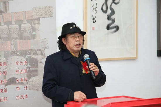 著名画家汪国新先生致辞湖北籍中国画名家(北京)联谊会名誉会长