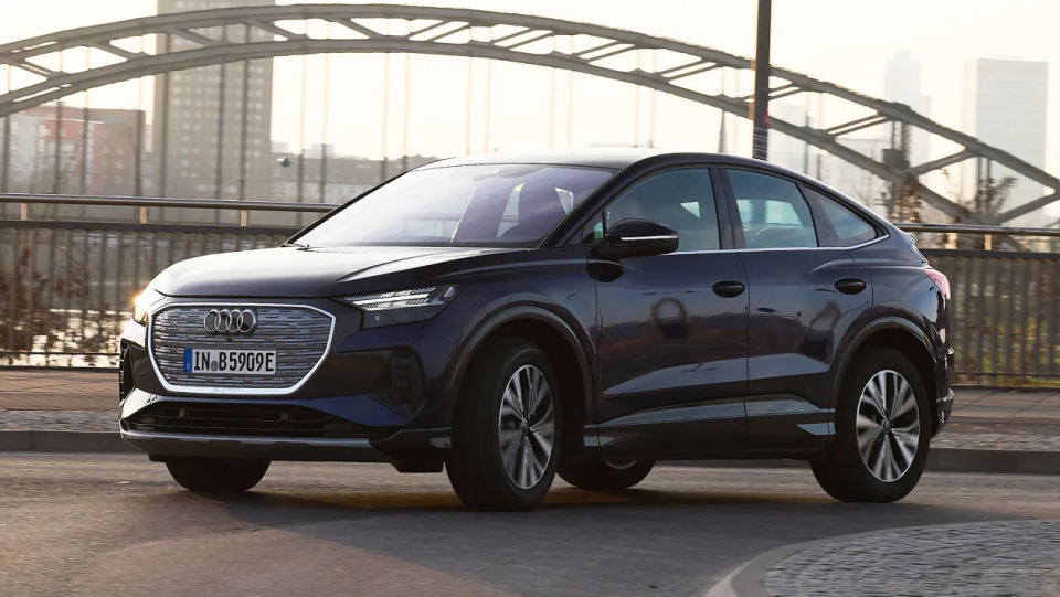 更加强调运动风格,奥迪q4 e-tron sportback实车图发布_腾讯新闻