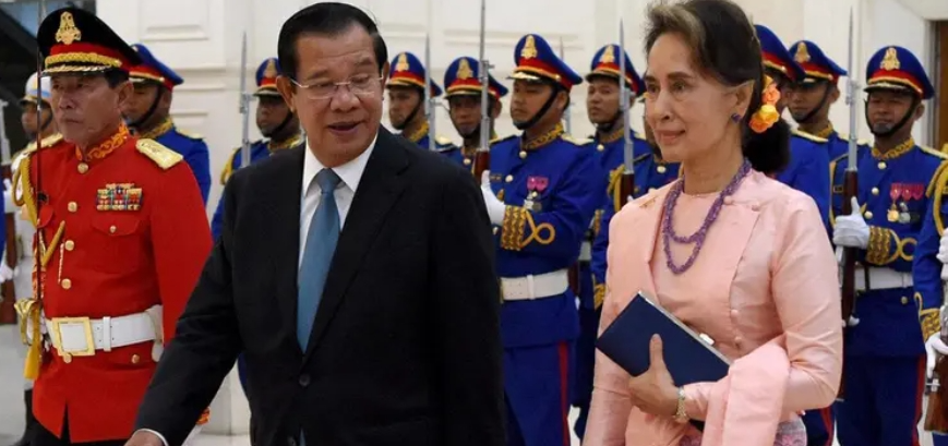 洪森希望与昂山素季视频通话,缅军政府拒绝