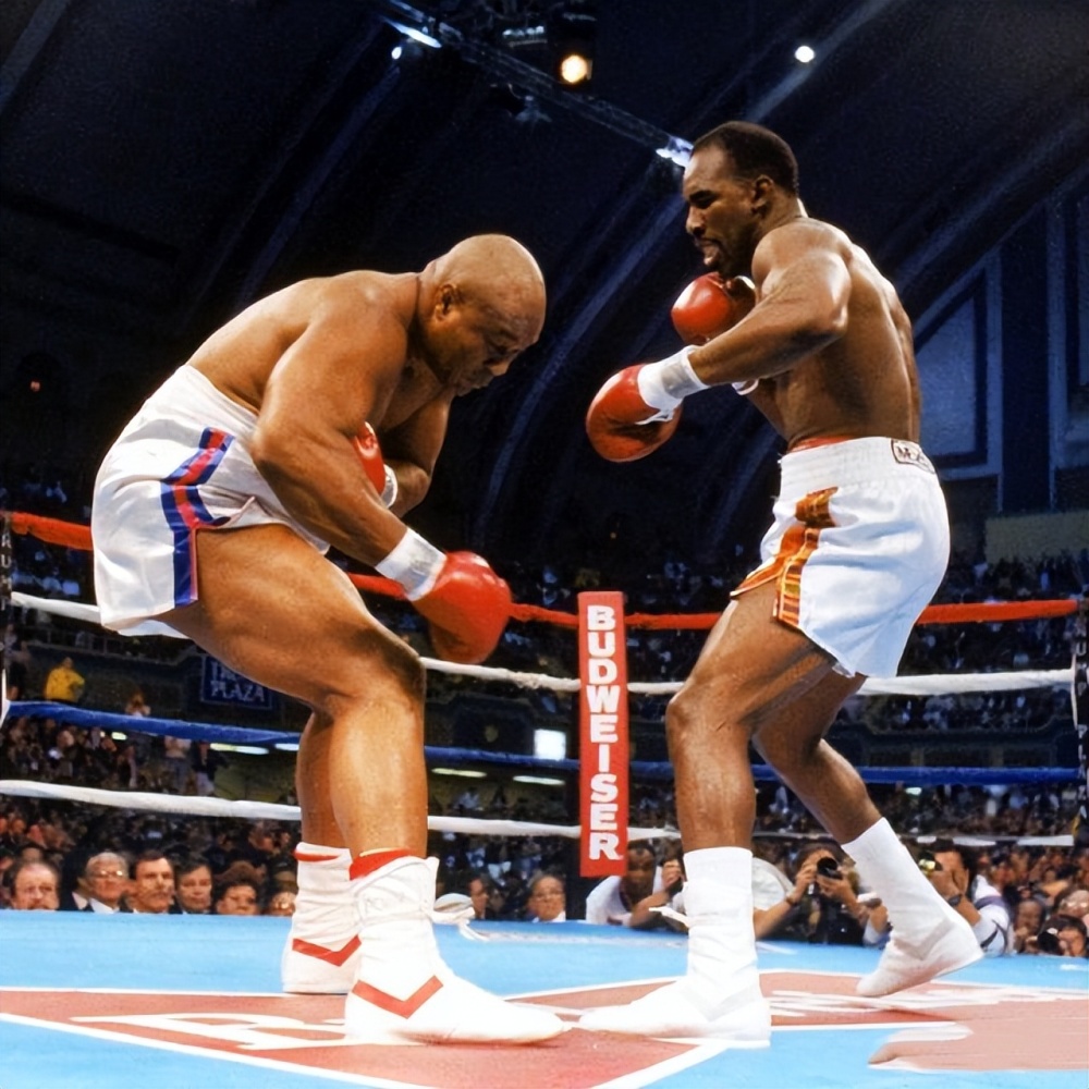 泰森福尔曼的块头太大拳头太重我对付不了但我速度最快