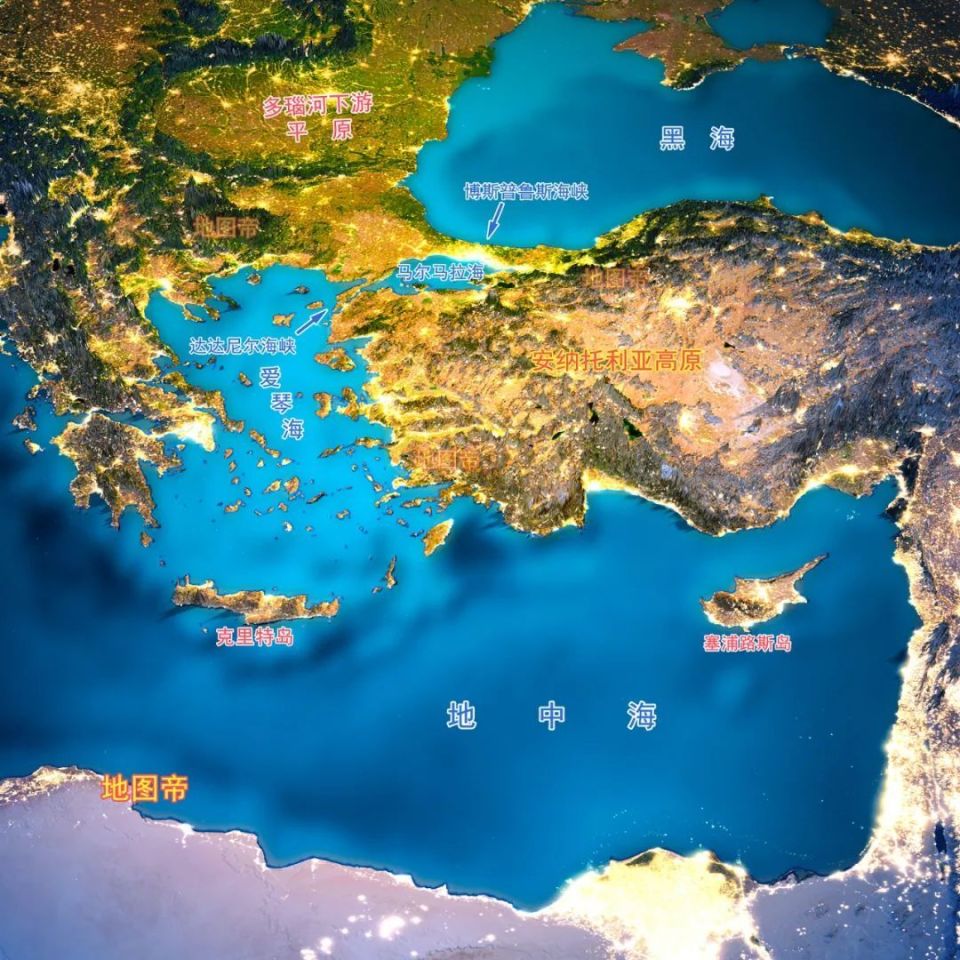 希腊是如何用十三段线，把6倍大的土耳其堵在陆地上？-腾讯新闻