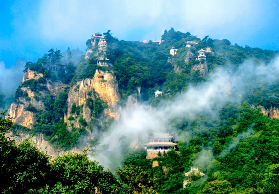 旅游博主徐霞客打卡的崆峒山,有多美?