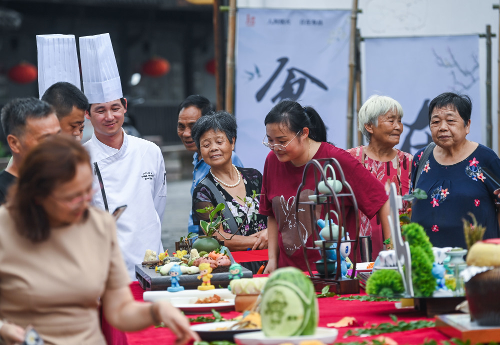 浙江寿昌古镇好吃节亚运主题菜品亮相