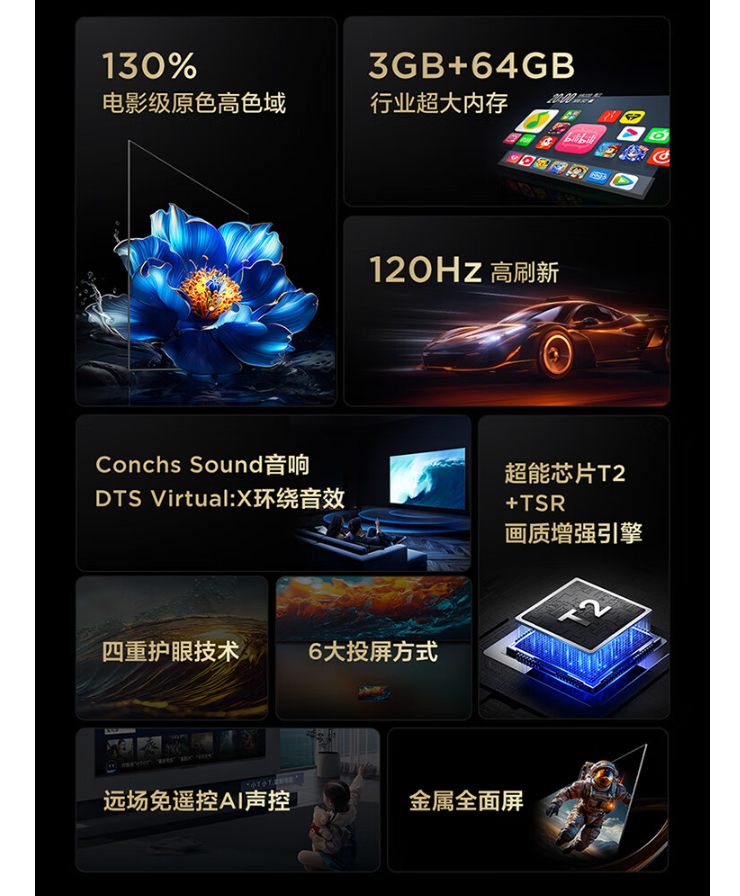 65英寸电视仅2399元tcl推出v8hpro新系列价格确实比较低