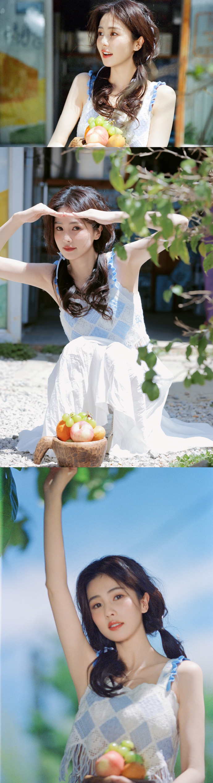 白鹿情人节晒照清新脱俗,笑容甜美超治愈,身材颜值在线宛如初恋