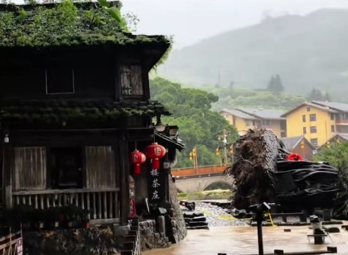 福建土楼景区“云水谣”600多年古榕树被洪水冲断，附近商户和当地管委会回应