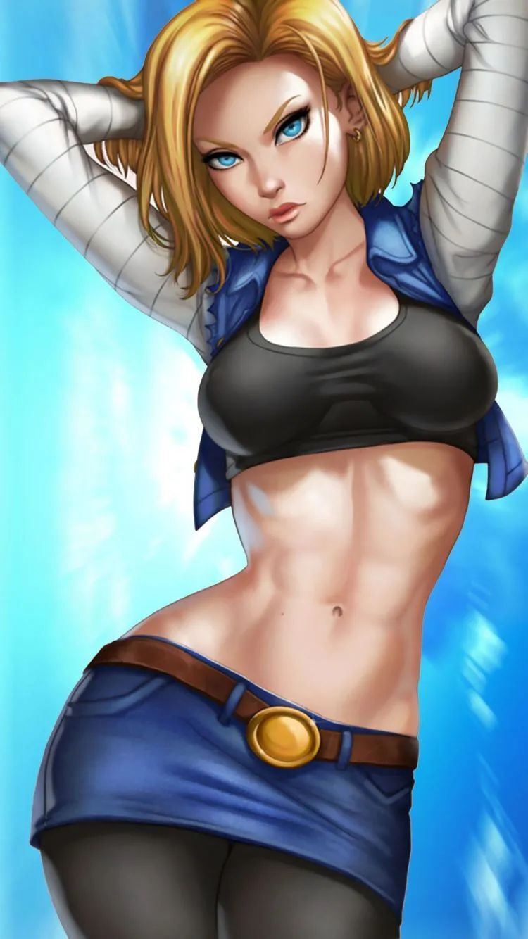 龙珠大美女人造人18号精美壁纸头像16p