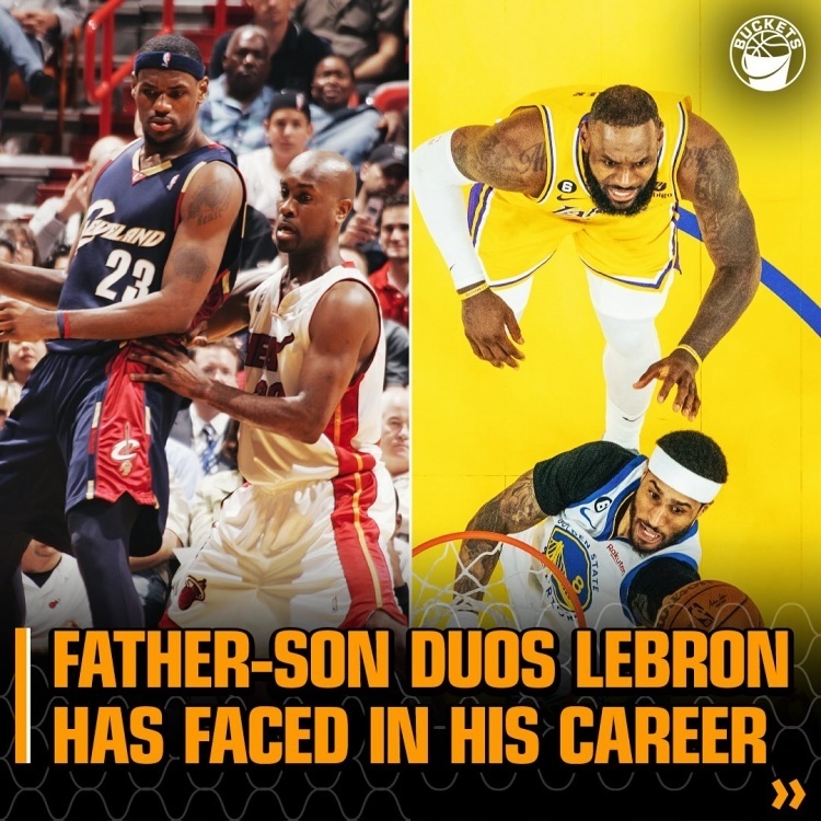 21年戎马生涯 与詹姆斯交过手的父子档已多达10对_腾讯新闻