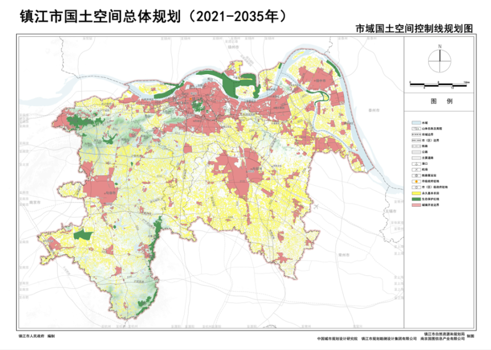 镇江城市总体规划2035图片