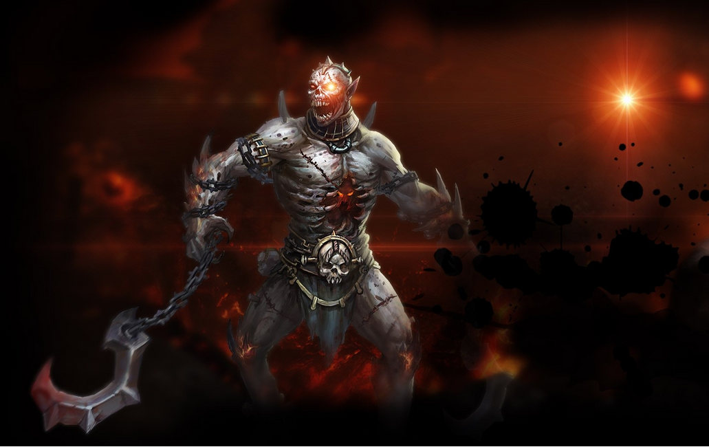 这只怪物名叫"火焰蛇王",它的造型相当奇特,整体上无手无脚,生得一副