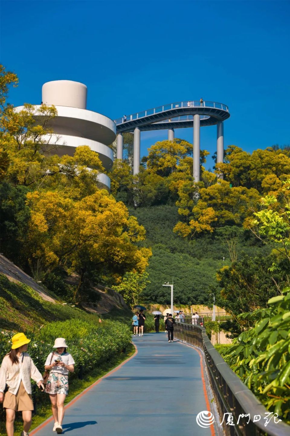 即将到来之际在春天的尾声大屏山(本报记者 杨进福 摄)(厦门日报拍客