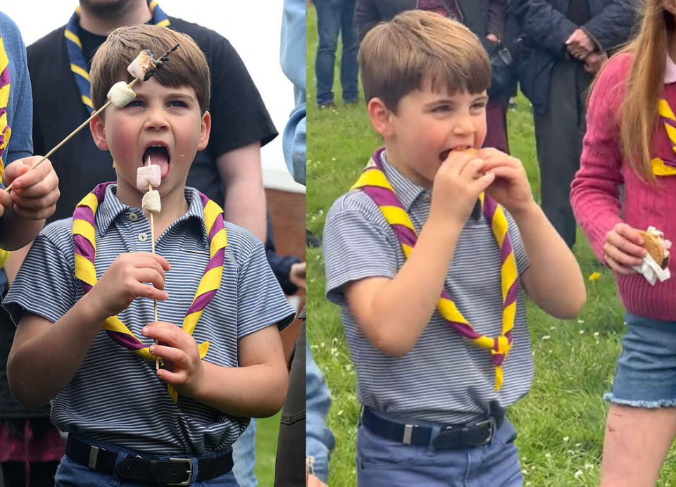 5岁路易小王子首次"工作"!