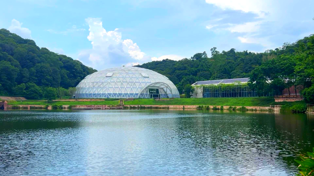 在广州天鹿湖畔,有一个航新种子谷研学实践教育基地,从太空回来的种子