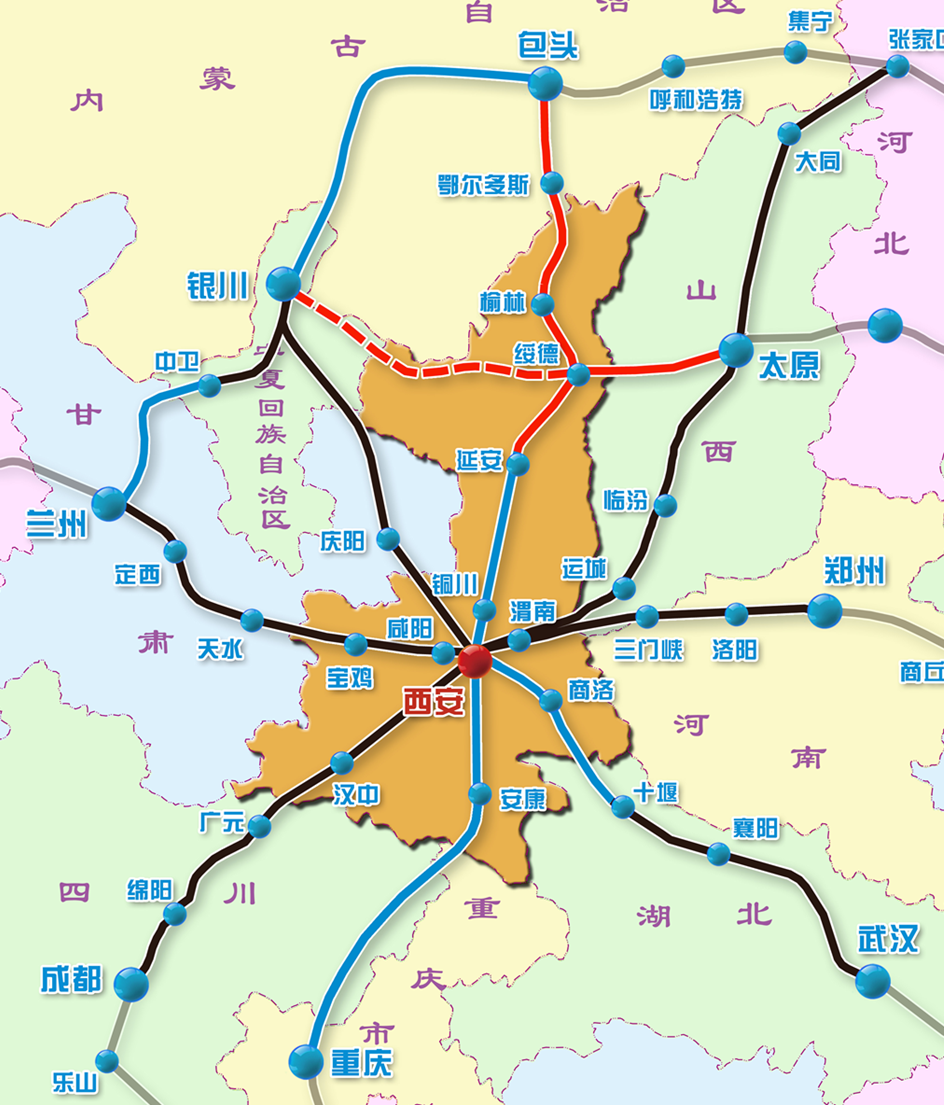 陕西西乡高铁线路图图片