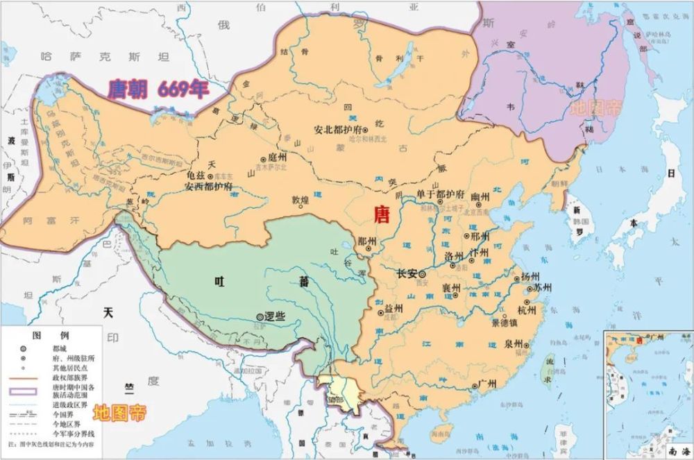 唐朝安西都护府在哪?范围有多大_腾讯新闻