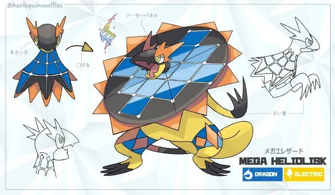 【图集】宝可梦mega进化新设计