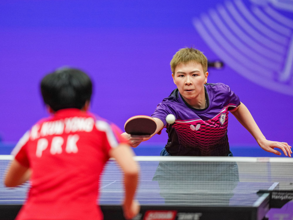 乒乓球——女子团体小组赛:朝鲜胜中国台北_腾讯新闻