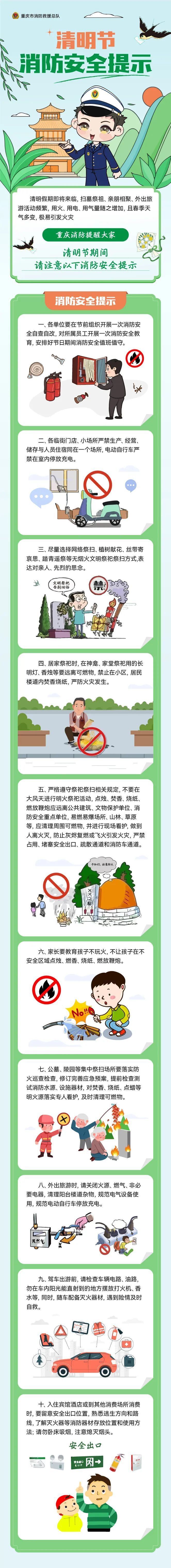 提醒转发周知这份清明节消防安全提示请查收