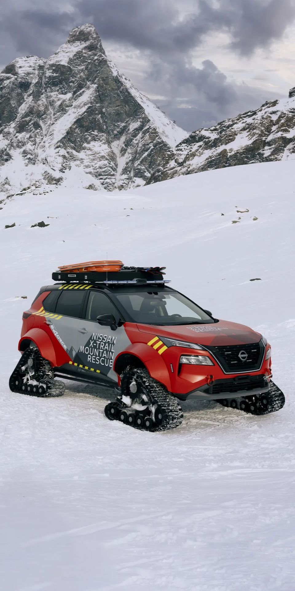 日产推出奇骏雪地救援车,搭载大疆无人机