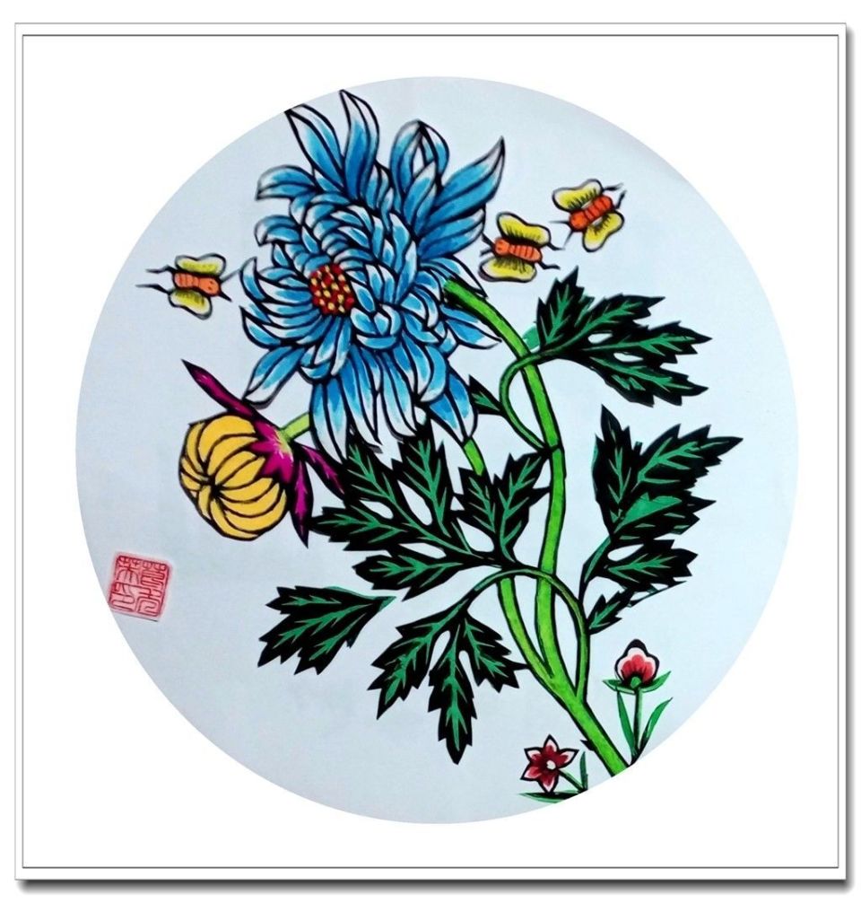 葛秀英彩色剪纸精品欣赏一