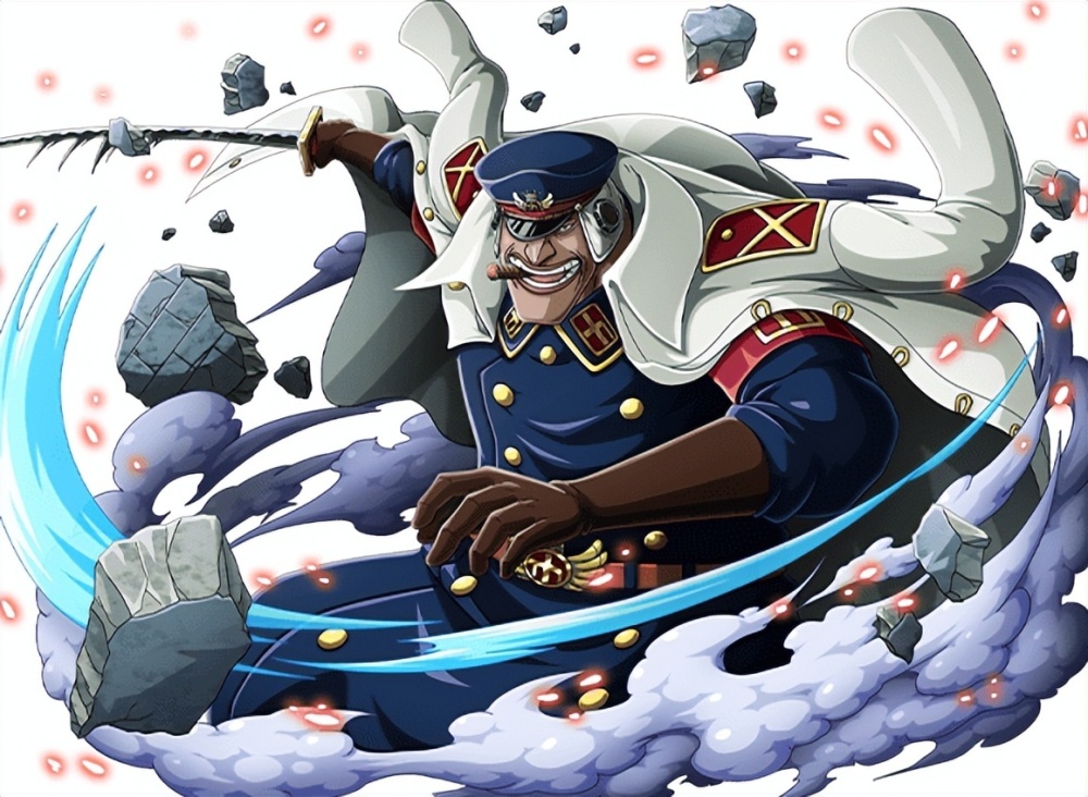 但是加入后就成了黑胡子海贼团2号船船长,使用名刀"雷雨"作为佩刀