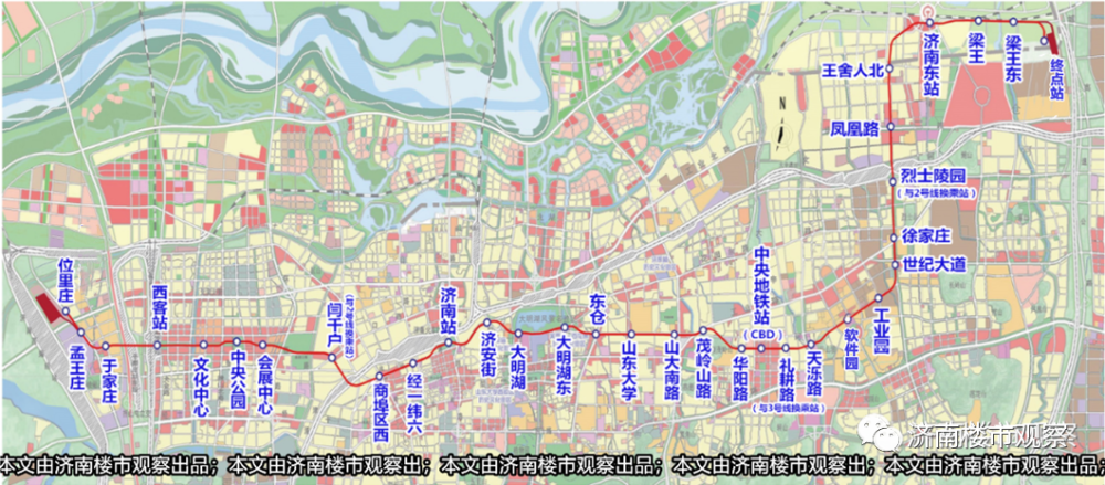 济南4号地铁分段开通?工期大幅提前!各条地铁线路进度!