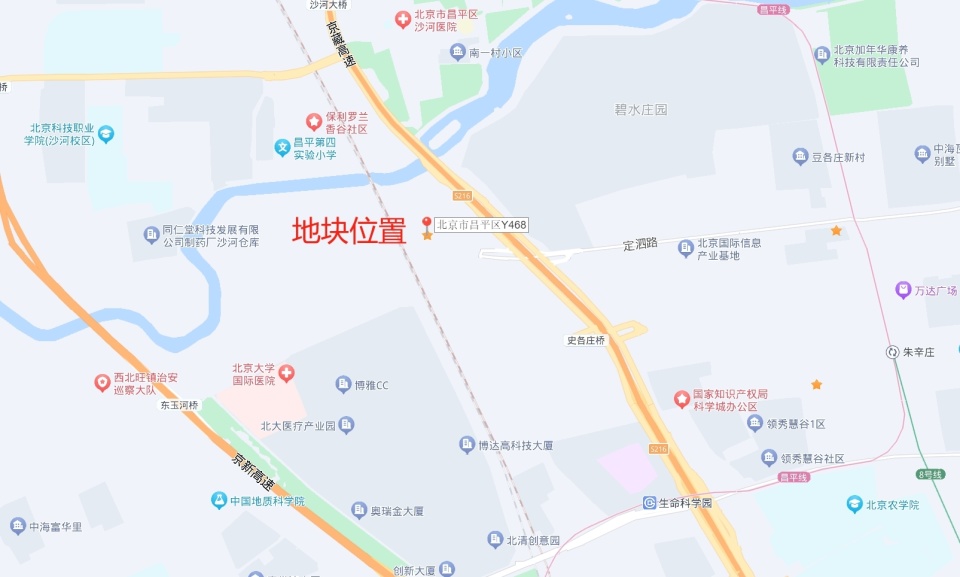 北京生命科学园地图图片