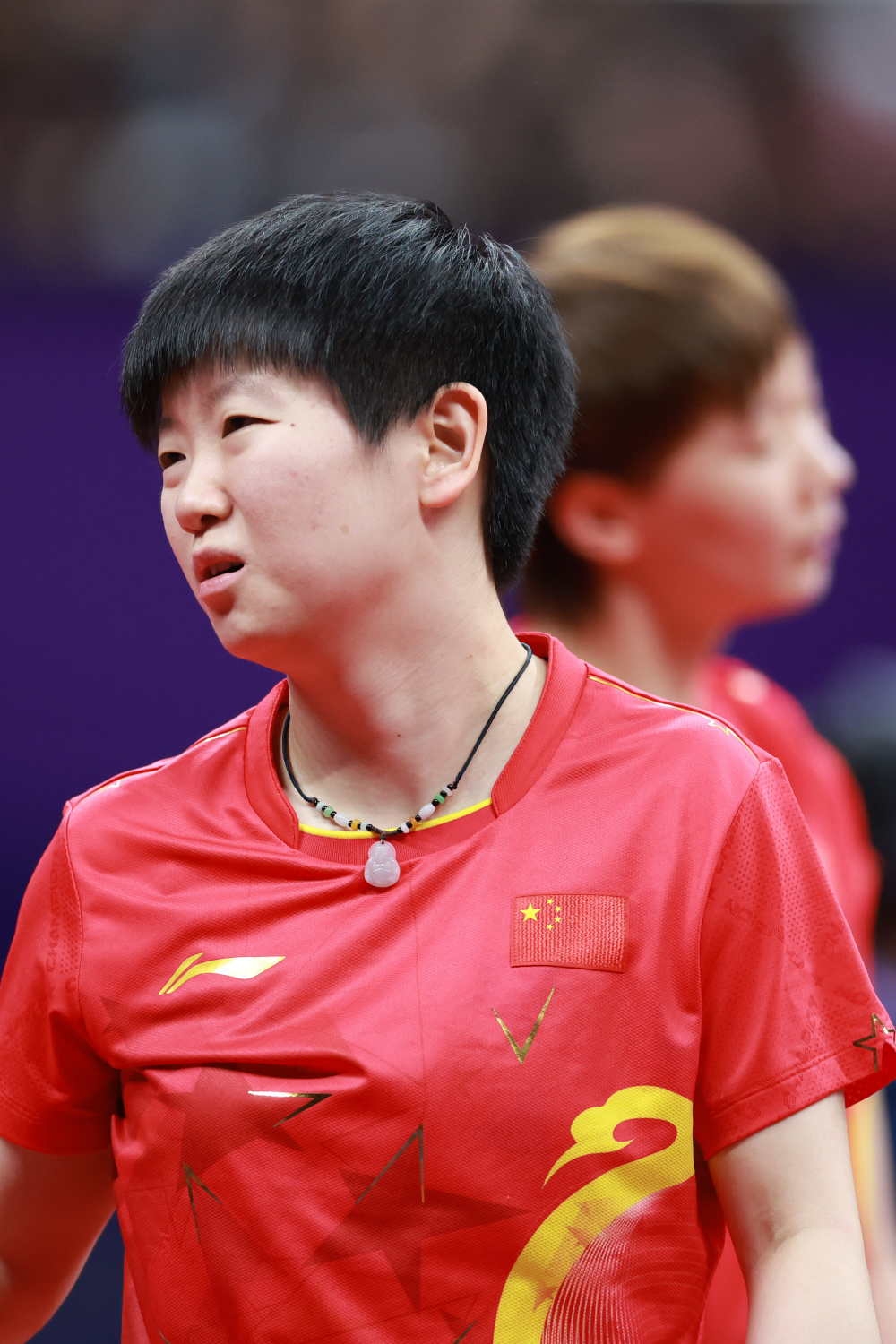 乒乓球——女子双打四分之一决赛:孙颖莎/王曼昱无缘四强