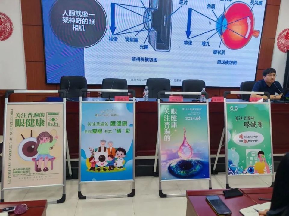 校医深入班级指导眼保健操;举行眼保健操比赛;学生手绘手抄报;聘请