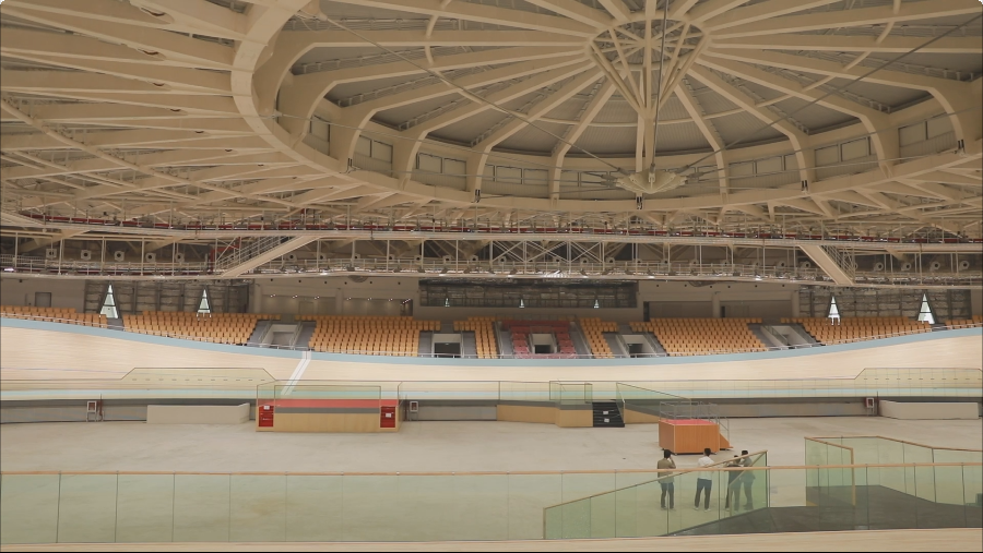 上海首个室内场地自行车馆长啥样一条视频带你去看