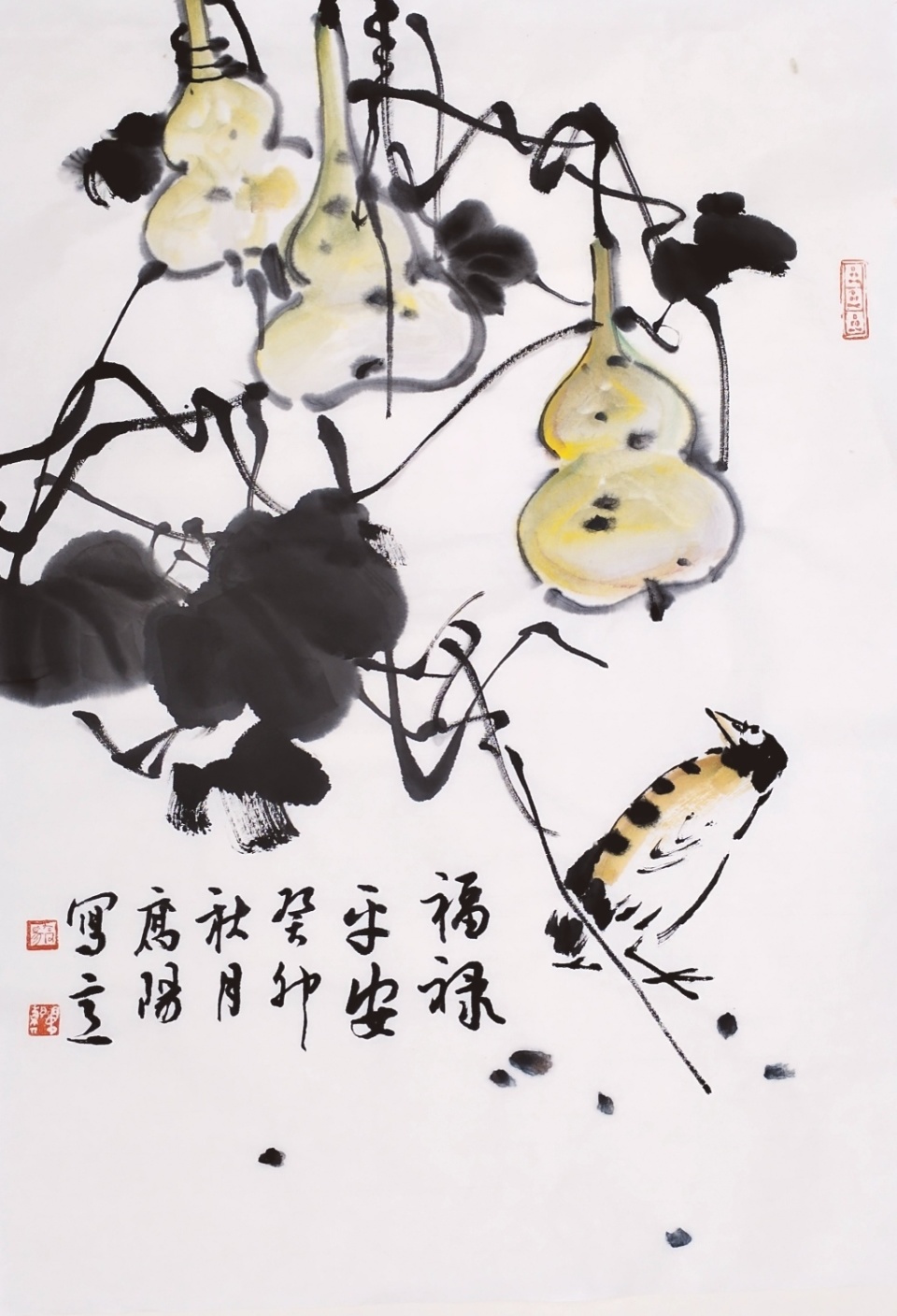 寥寥数笔皆意境——乔旸国画欣赏(之十)_腾讯新闻