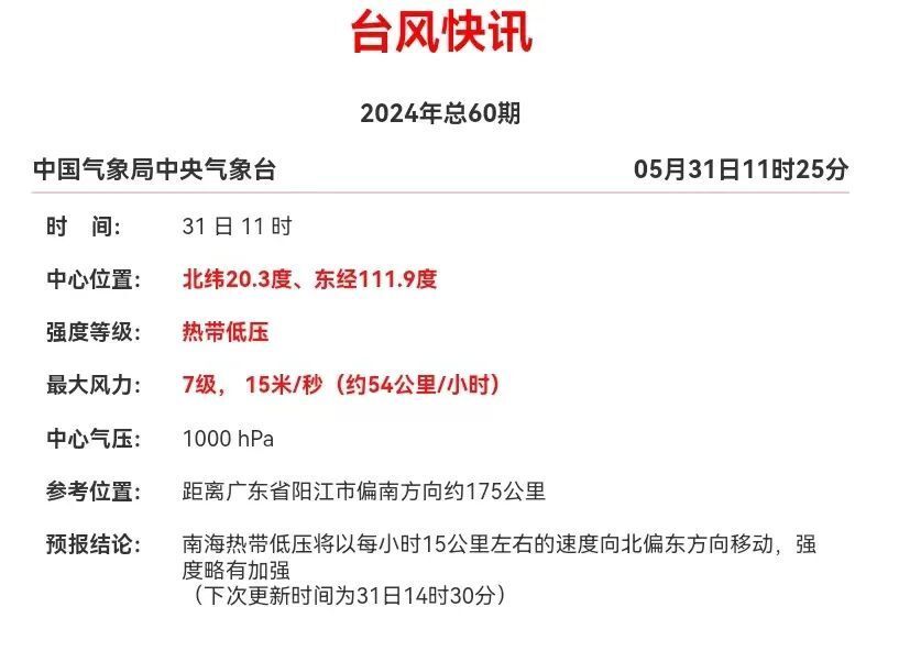 浙江4地山洪预警!新台风今天将生成