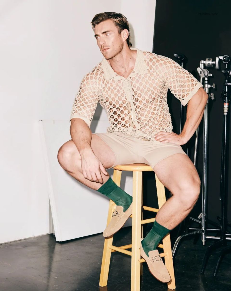 十八线演员 一线男模写真