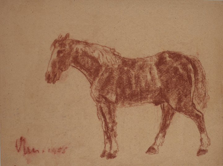 但替河山添彩色吴作人草原云雨油画作品研究展苏州开幕