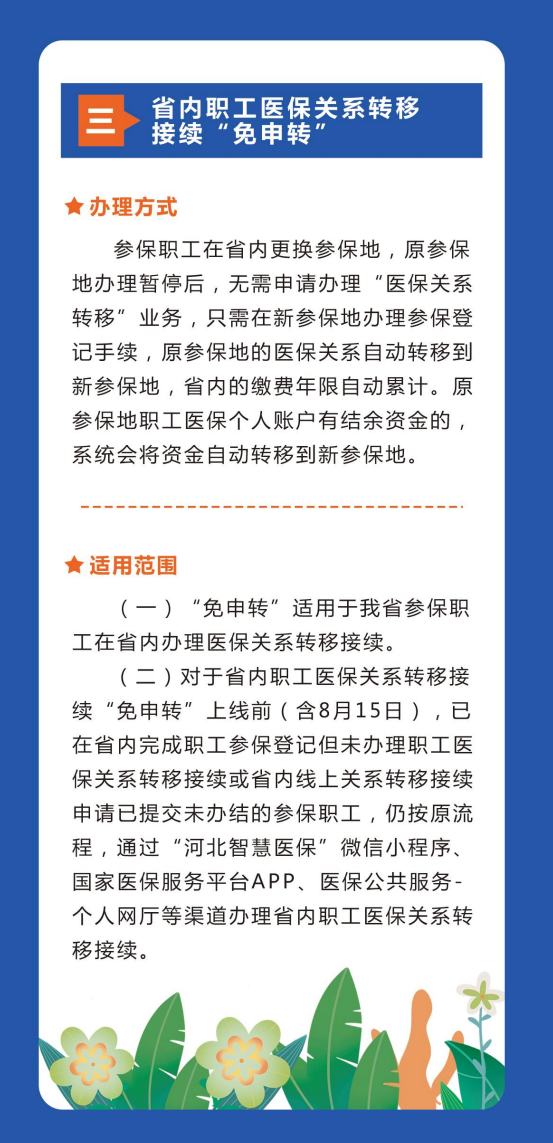 免申即转!跨区医保关系转移接续太方便了