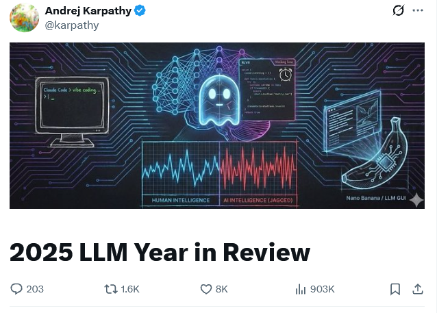 kar模型是什么全网围观的2025大语言模型回顾：AI大牛karpathy总结了六大关键节点-上海聚慕医疗器械有限公司