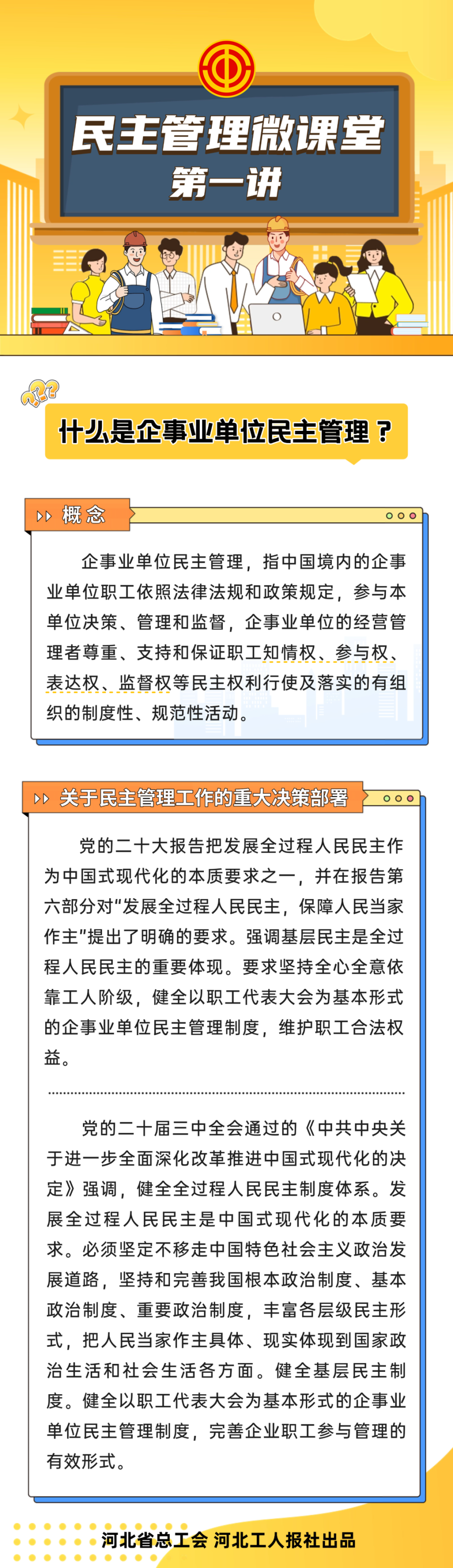 民主管理微课堂