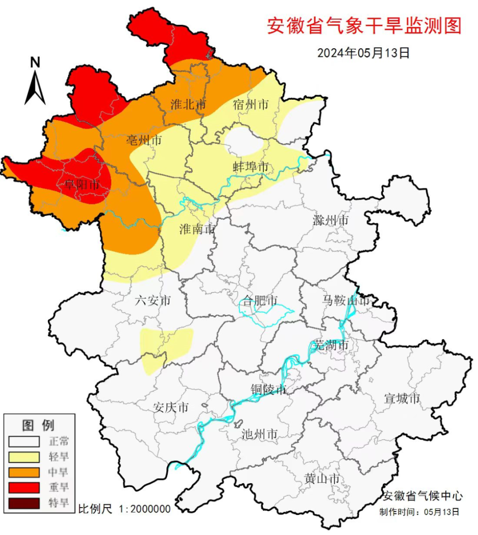 一市已整月无有效降水过程,局部出现重旱!